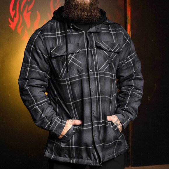 Dixxon Flannel The RITUAL Hooded Flannel Jacket - Men's 2XL Tall - Picture 7 of 12